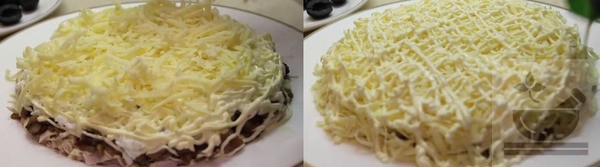 Сыр в салате 