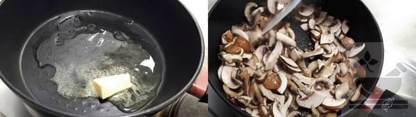 Обжарка грибов для салата Рыжик