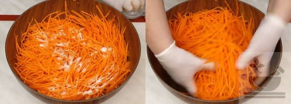 Приготовление моркови по-корейски