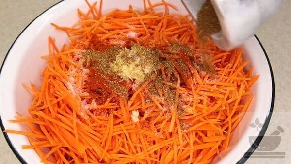 Специи в корейской моркови