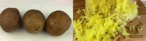 Подготавливаем картофель для салата
